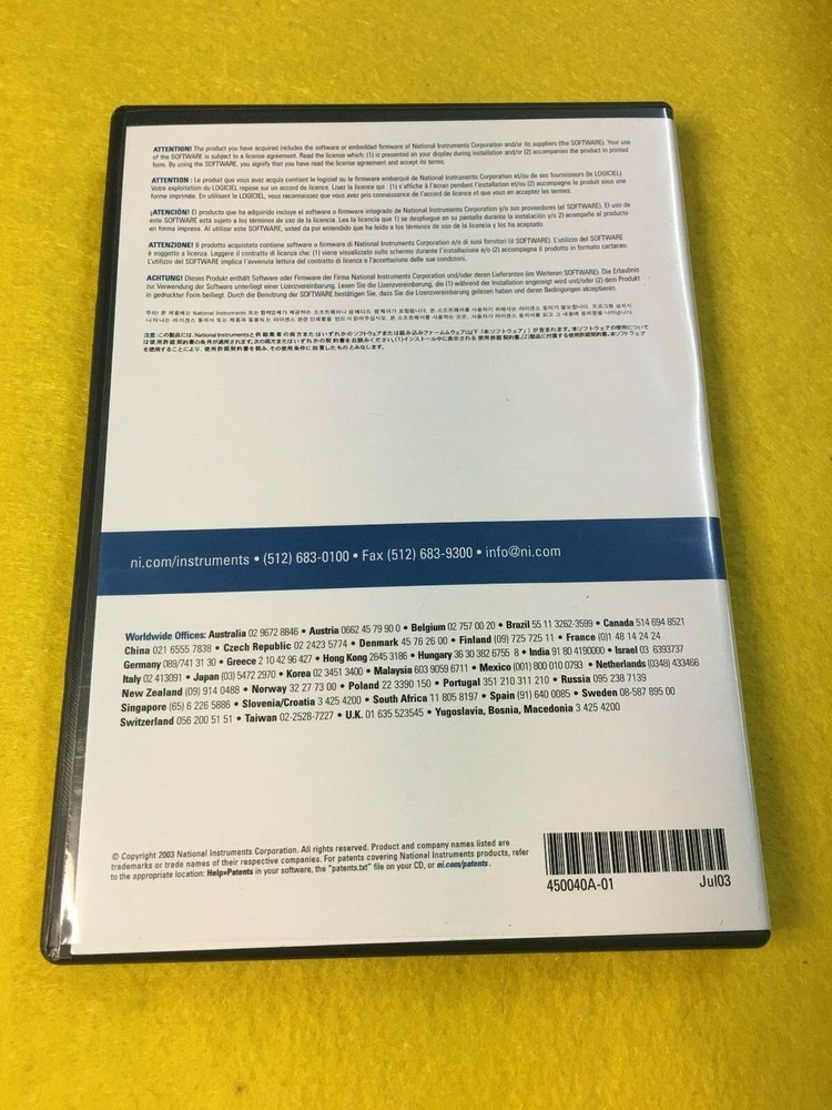 NATIONAL INSTRUMENTS NI-FGEN DRIVER VERSION 2.0