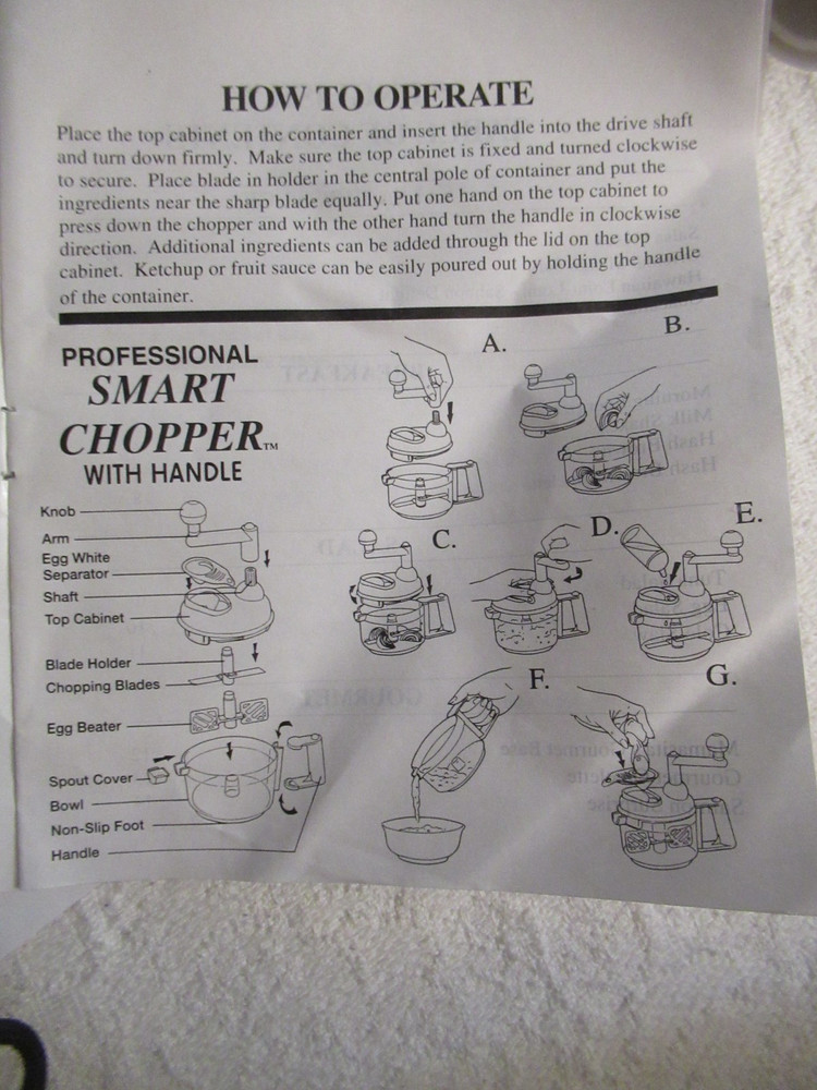 THE PROFESSIONAL SMART CHOPPER WITH SAMURAI BLADE NEW CUTTING MACHINE SALSA MAKE