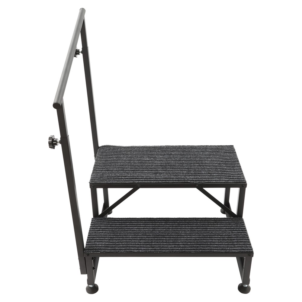 2-Step Ladder with Handrails for Pool and Home Use, Durable & Stable