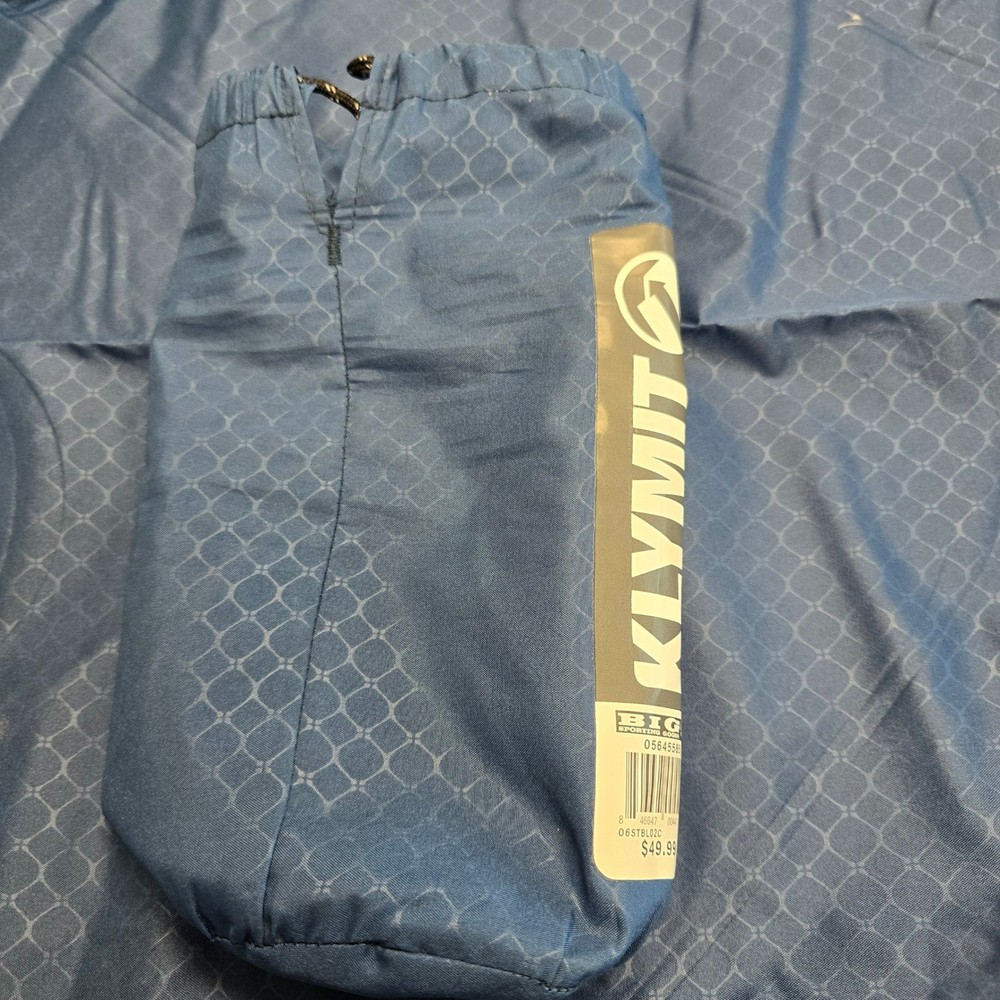 Klymit Static V Lightweight Sleeping Pad Blue 75D Polyester Camping Backpacking