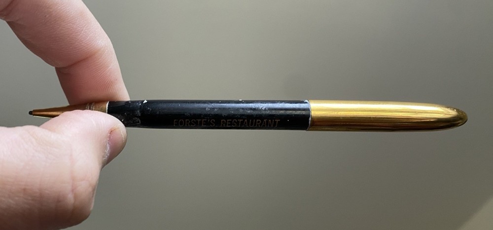 Forste’s Restaurant Mechanical Pencil 920 E Biddle St Baltimore MD