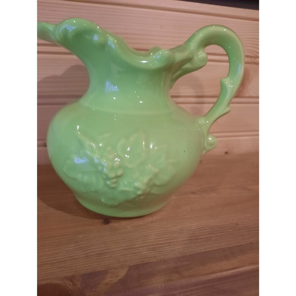 McCoy Lime Green Pottery Pitcher