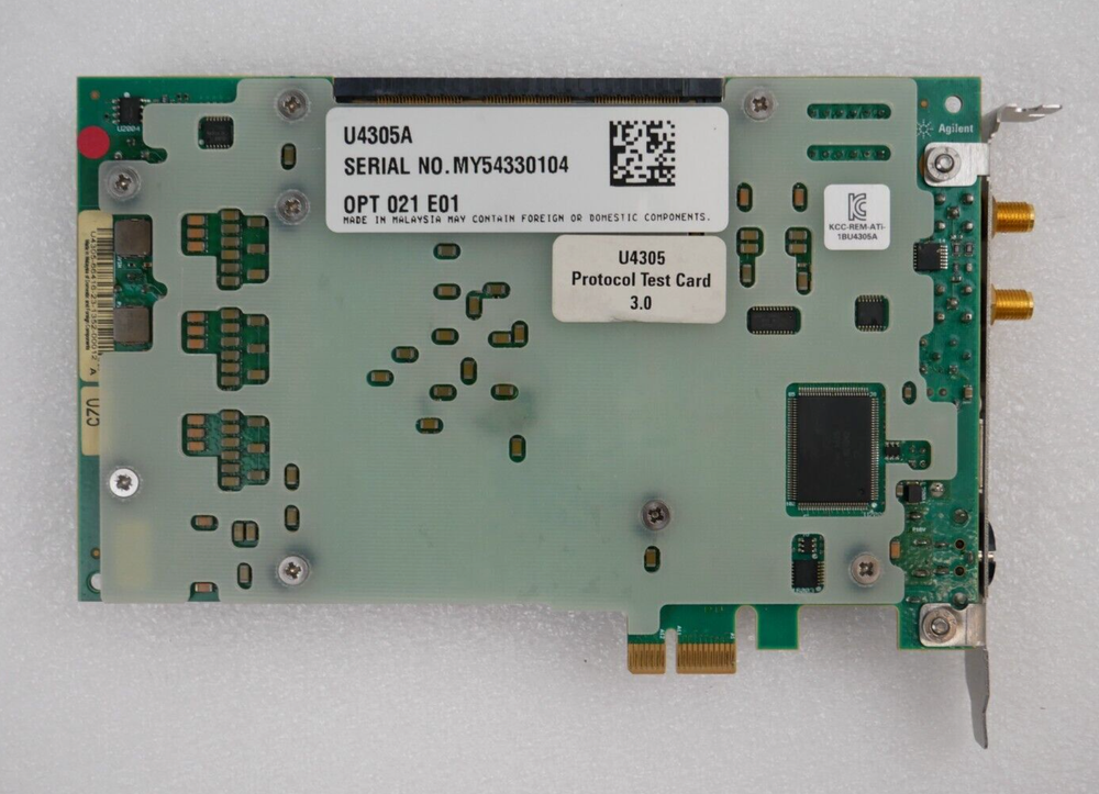 Keysight Agilent U4305A PCIe Exerciser Module Digital Test Console w/ Adapter