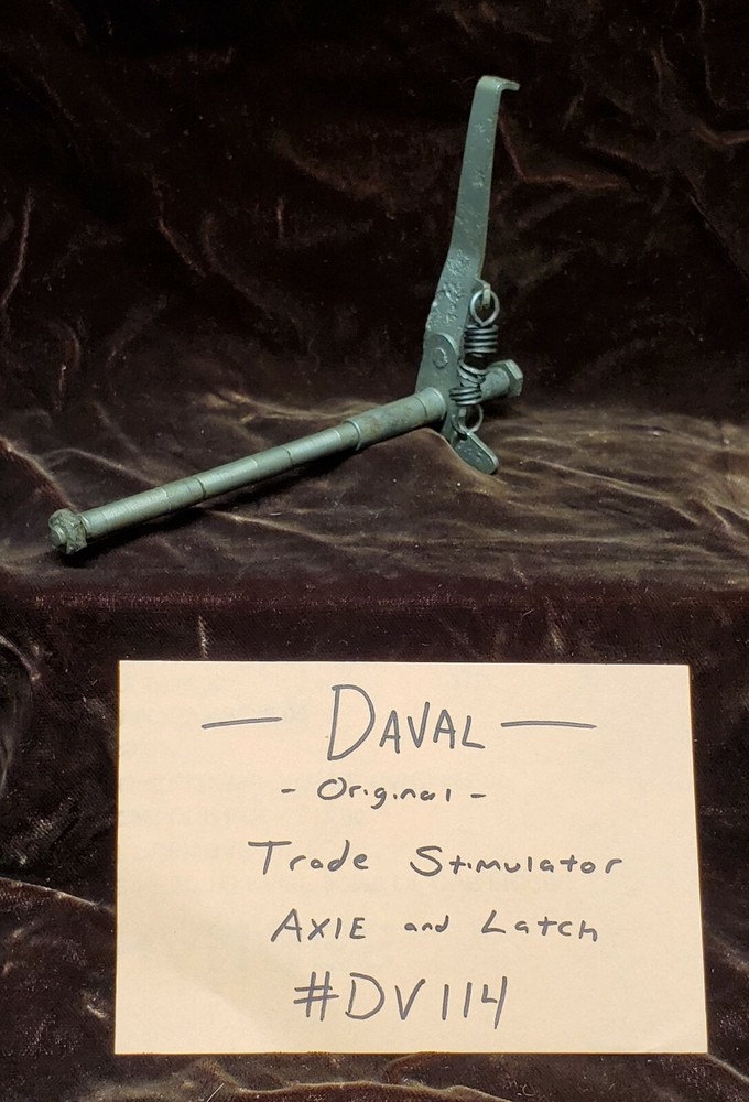 ORIGINAL DAVAL TRADE STIMULATOR AXLE & LATCH ORIGINAL #DV114