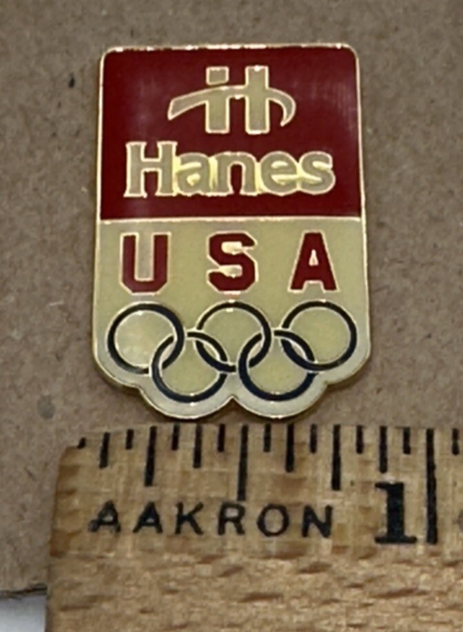 Hanes Sponsor USA Olympics Lapel Pin