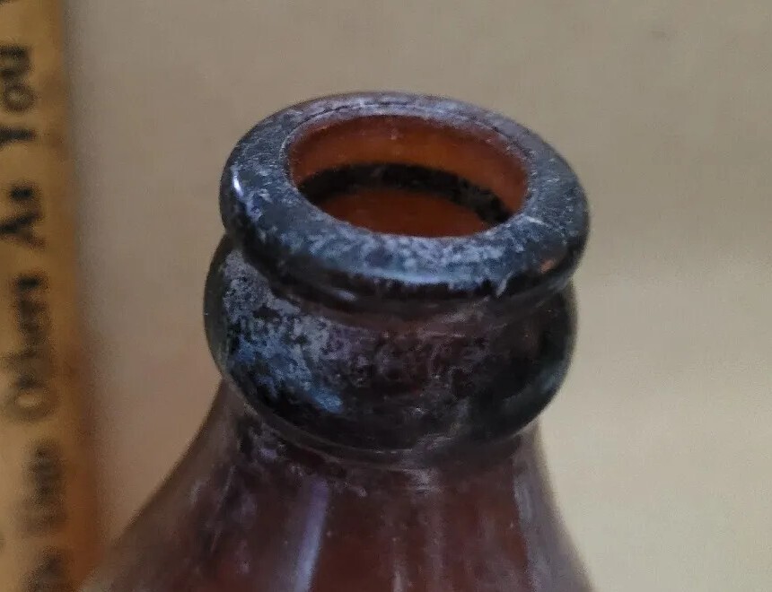 Vintage DURAGLAS BROWN GLASS BOTTLE