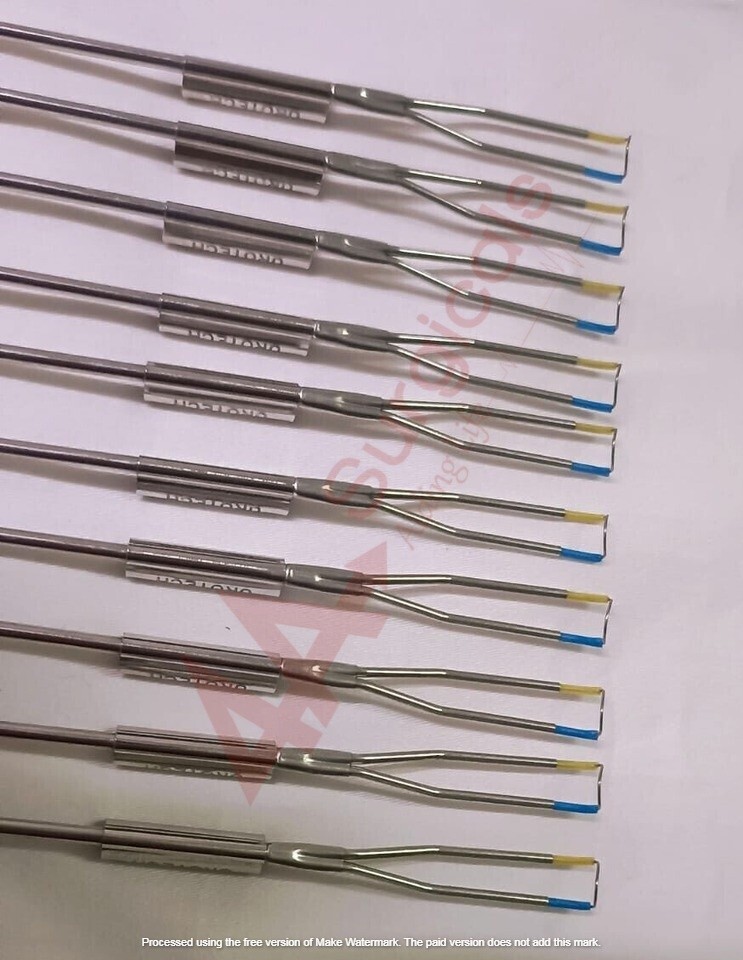 4A Olympus Type Bipolar Cutting Loop 30 degree Set of 10