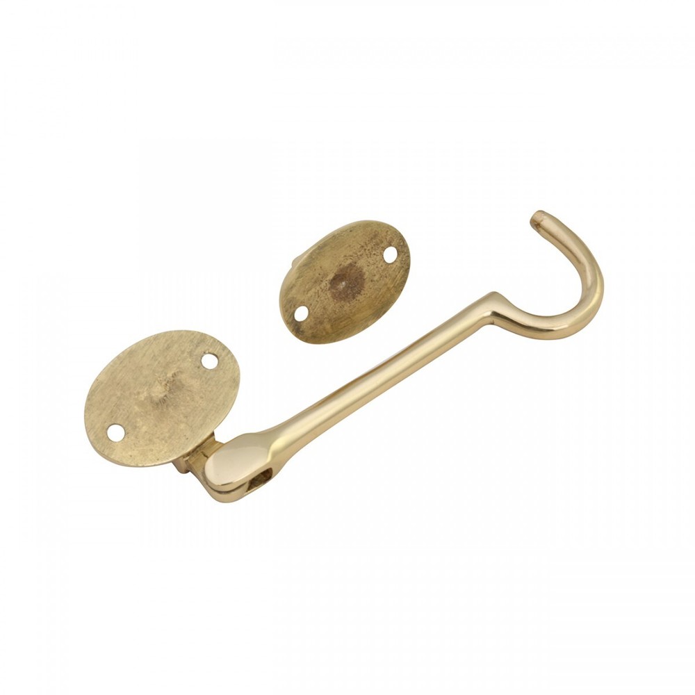 Solid Brass Cabin Eye Hook Latch for Doors and Cabinet Renovators Supply