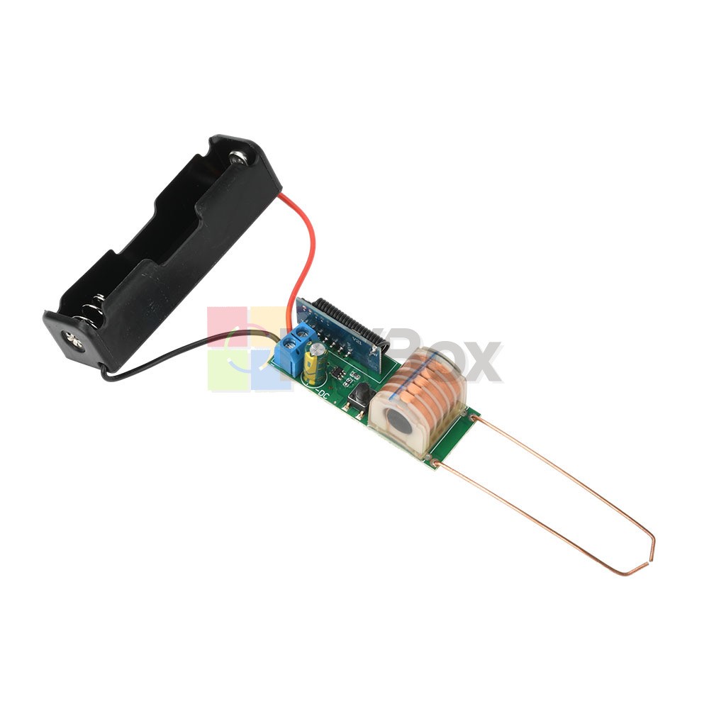 DC 3.7V Arc Igniter High Voltage Module 12mm 50m RC Arc Lighter Boost Coil Board