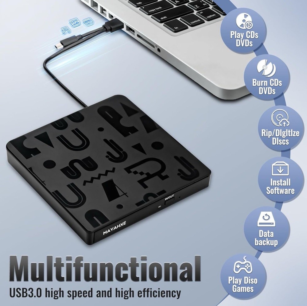 External Disk Drive For Laptop Or PC