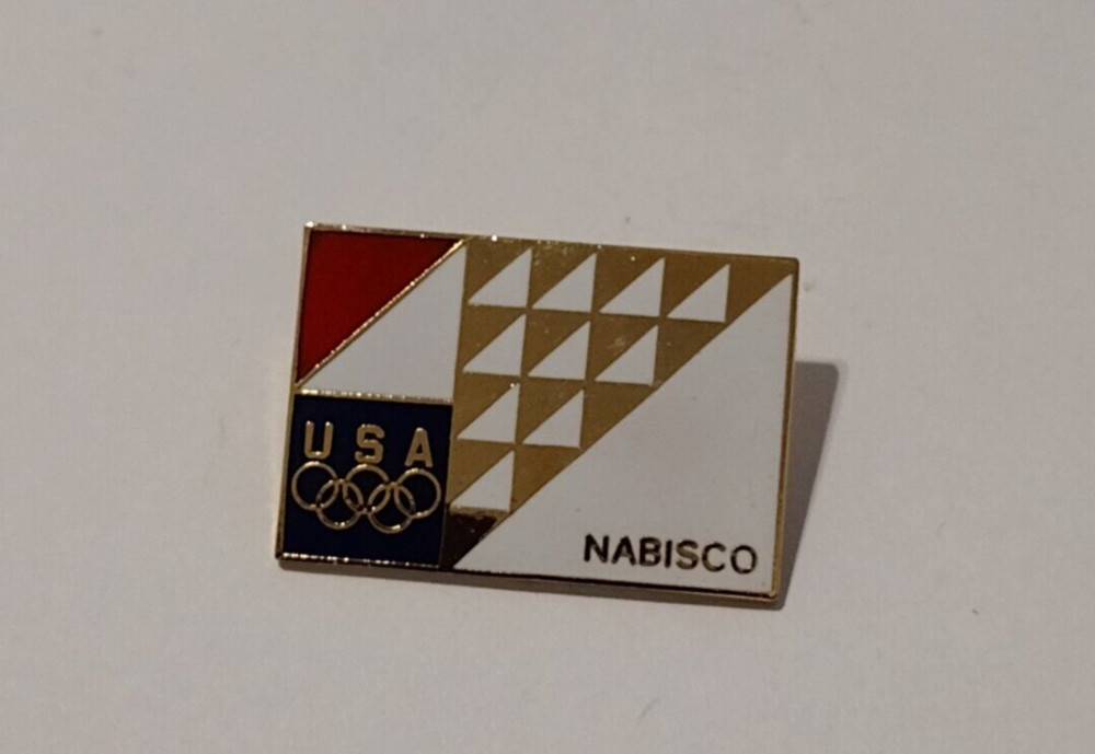 USA Olympics Nabisco Sponsor Lapel Pin
