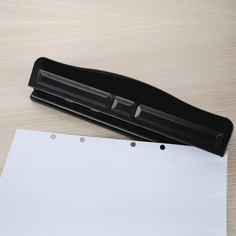 4 Hole Punch Adjustable Manual File Binding 10 Sheet Capacity Paper Punching