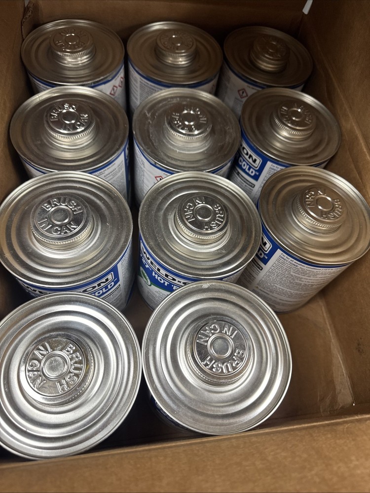 Weld-On 13982 Pvc Hot 'R Cold Clear Medium Bodied Quart