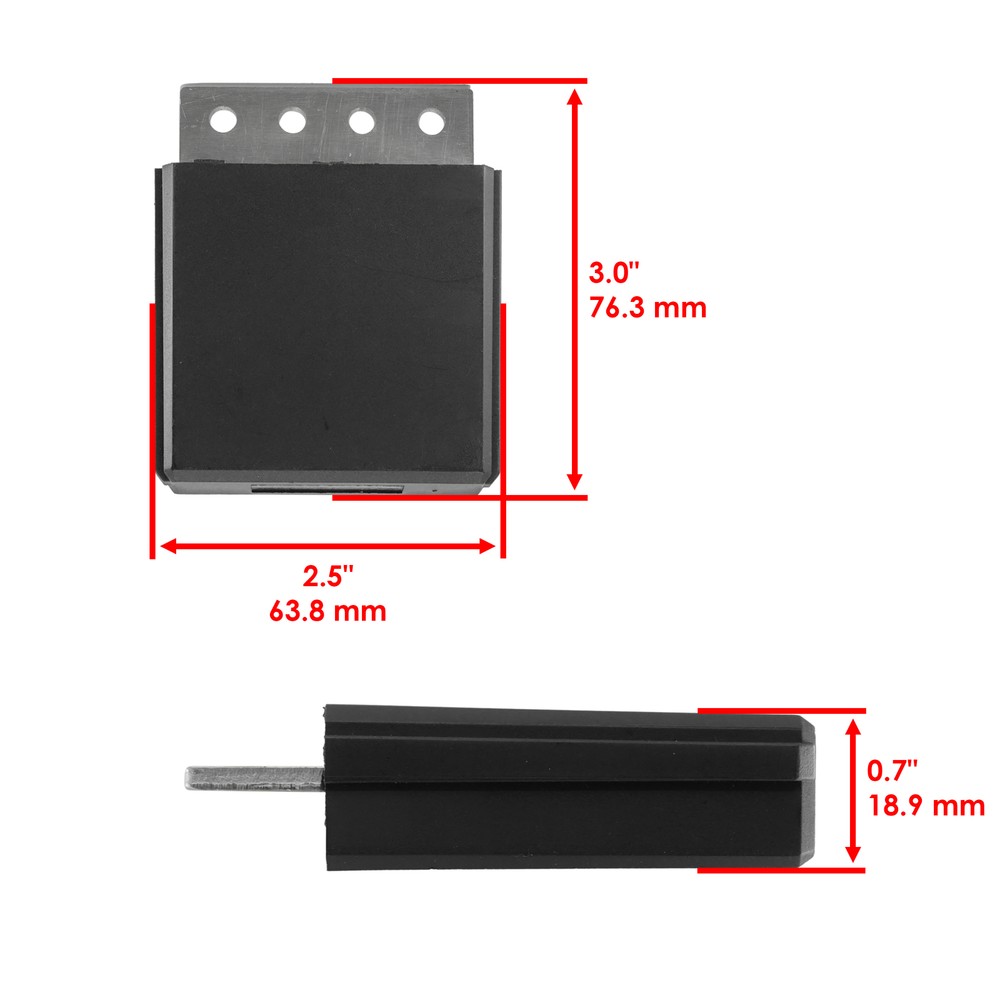 Caltric Regulator Rectifier for Polaris 4060208 Regulator Rectifier ATV