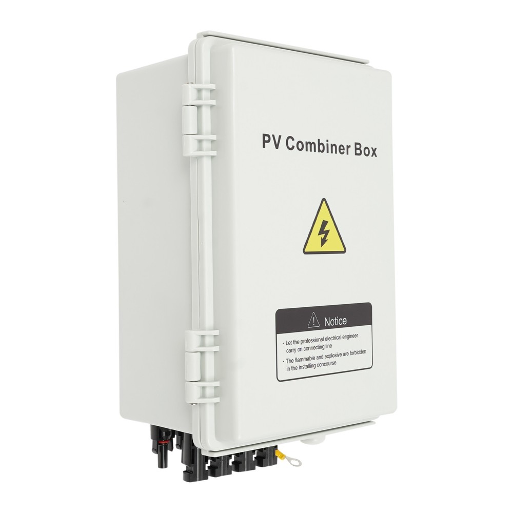 4String Solar PV Combiner Box 63A Circuit Breaker Solar Panel System Waterproof