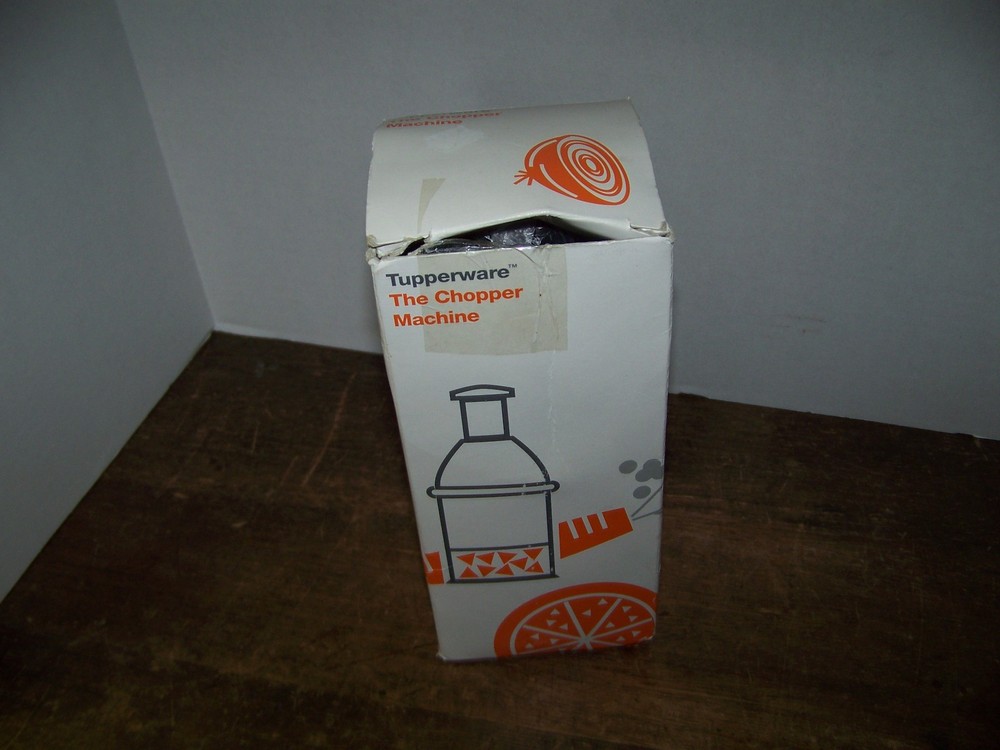 Vintage Tupperware The Chopper Machine Hand Chopper Ruby Red