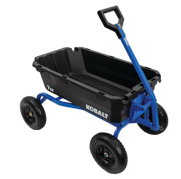 Kobalt 7.0-cu ft Poly Yard Cart