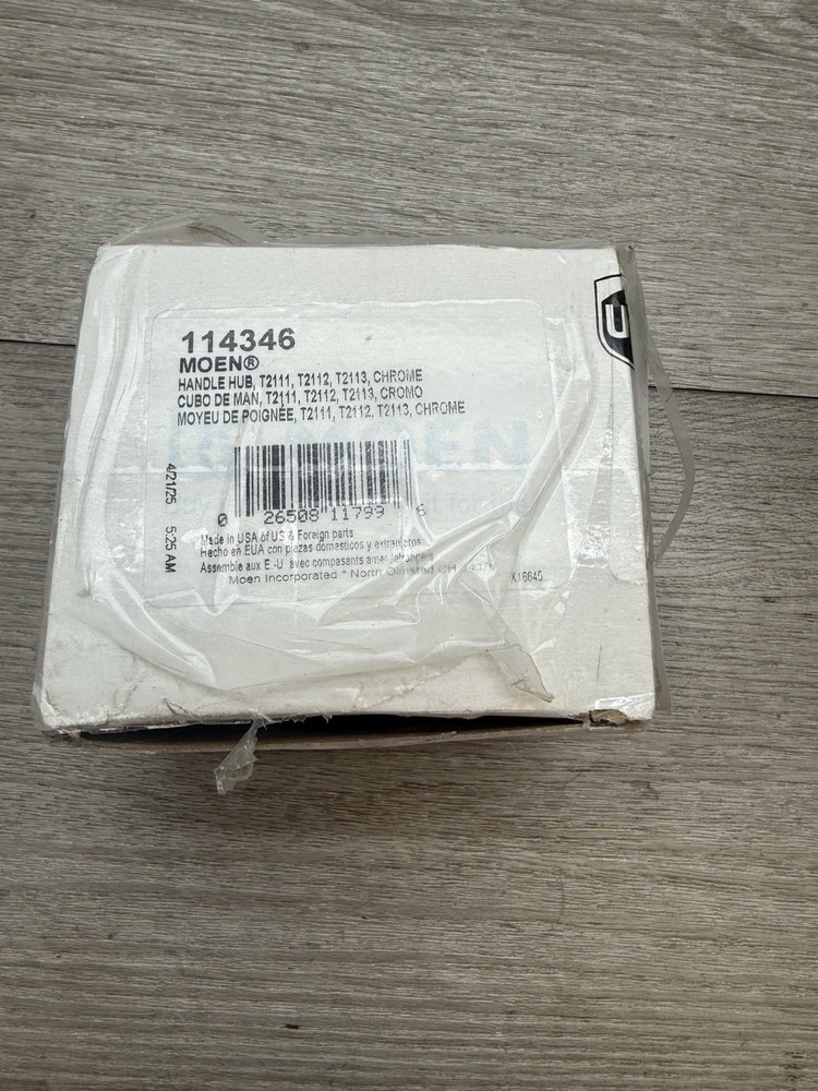 Moen 114346 Replacement Handle Hub Kit Only, Polished Chrome