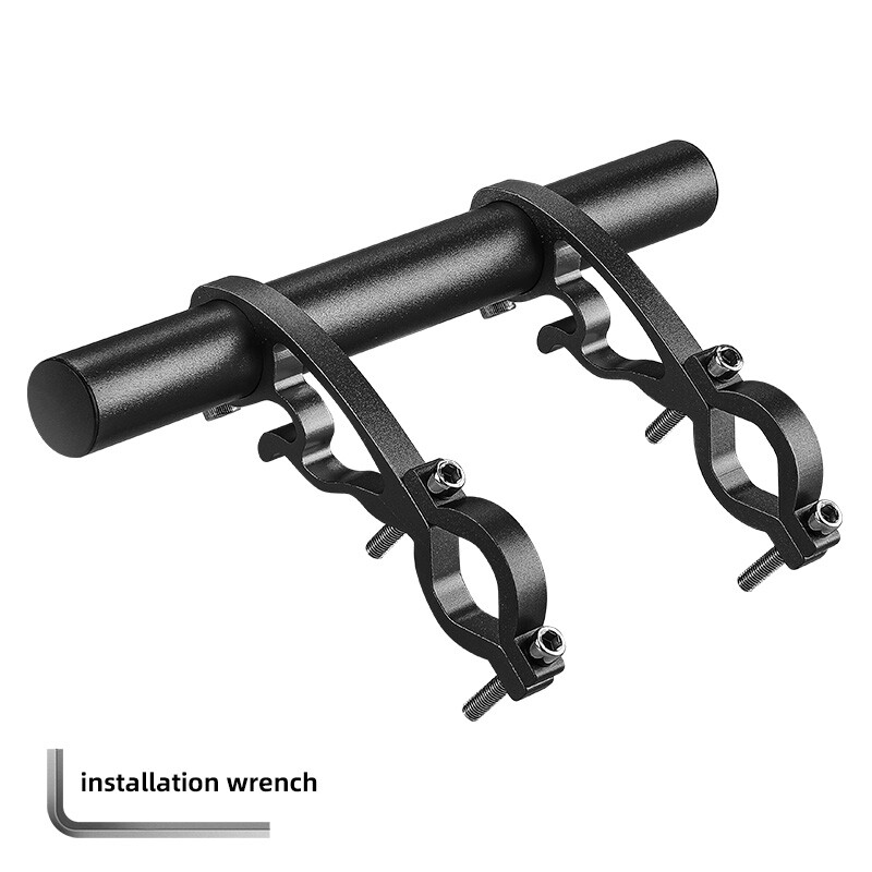 Bicycle Handlebar Extender Double Clamp Aluminum Bike Computer Light Bracket
