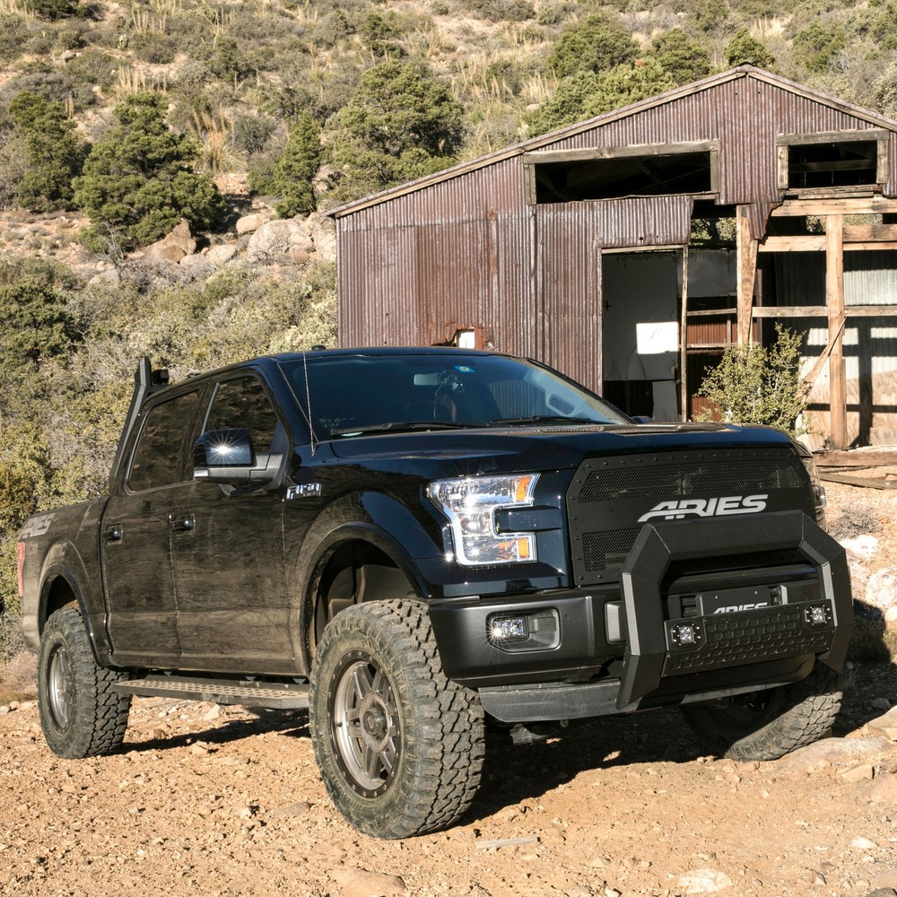 Aries RidgeStep Running Boards Steps for Select Ford Super Cab/Extended