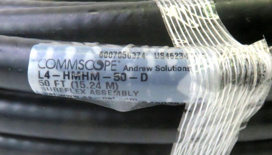 COMMSCOPE L4-HMHM-50-D Jumper Cable 50FT, NEW