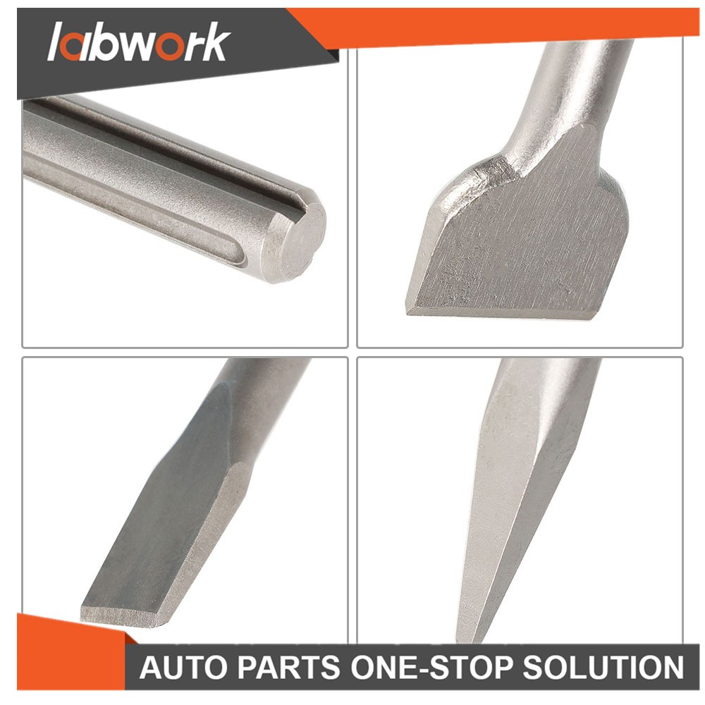 Labwork SDS Max Bits Set Long-Point Chisel, Scaling Chisel, Flat Chisel 3Pcs 16"