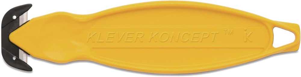 Koncept Safety Cutter, 5.75" Plastic Handle, Yellow, 10/Pack