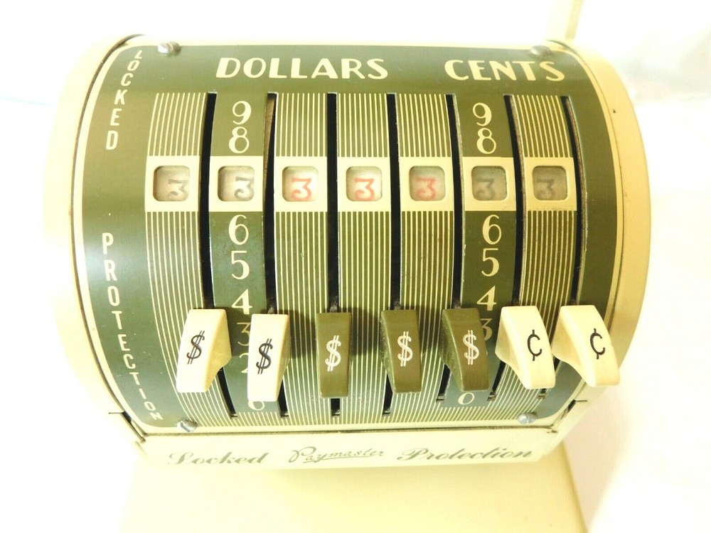 Paymaster Vintage X-900 Business Check Writer