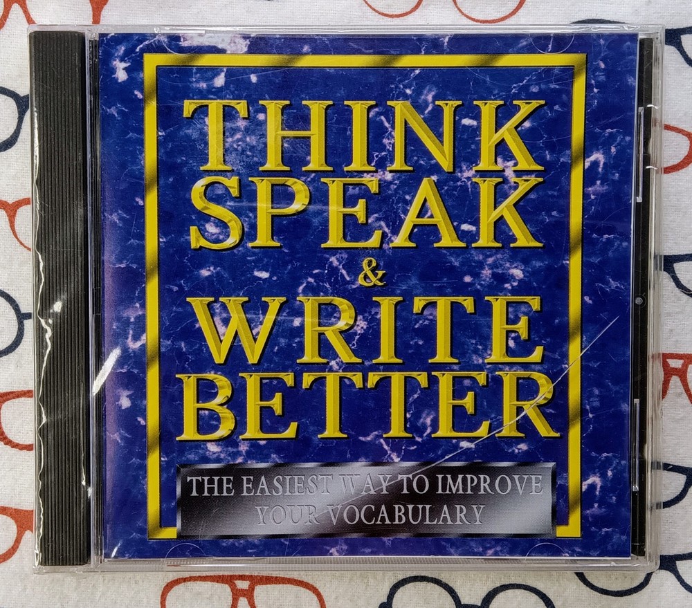 Think Speak & Write Better 1995 Smartek Windows 3.1/95/Mac CD-ROM New/Sealed