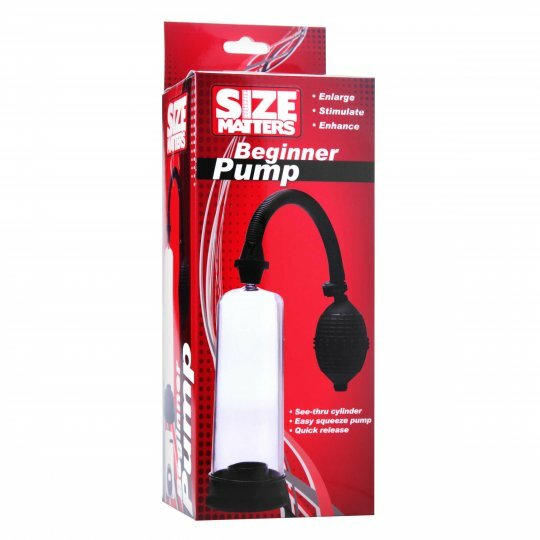 Size Matters Beginner Penis Vacuum Pump Enlarger Enhancer Erection Enhancement E