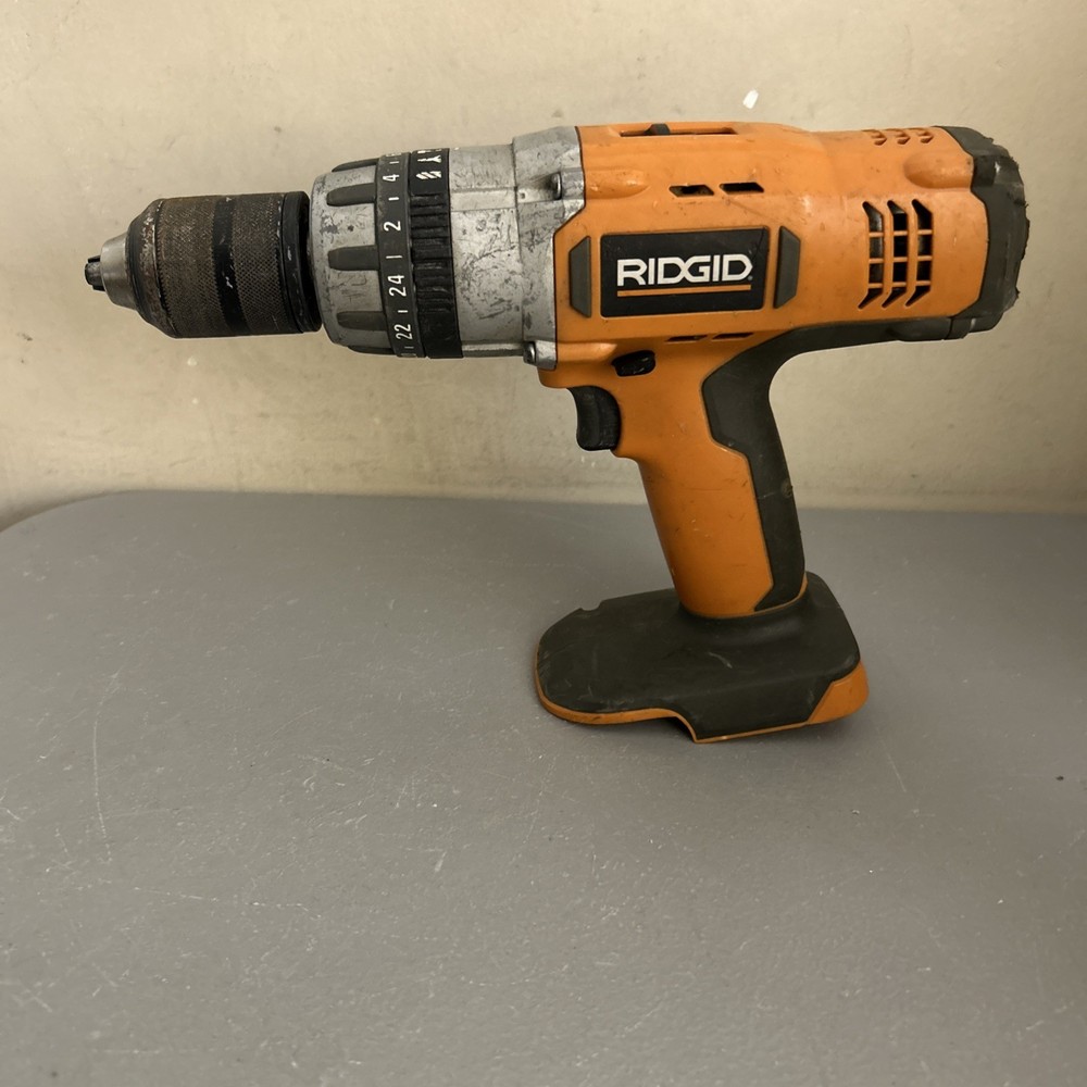 RIDGID 24V BATTERY POWERED CORDLESS HAMMER DRILL 2-speed- Drill Only