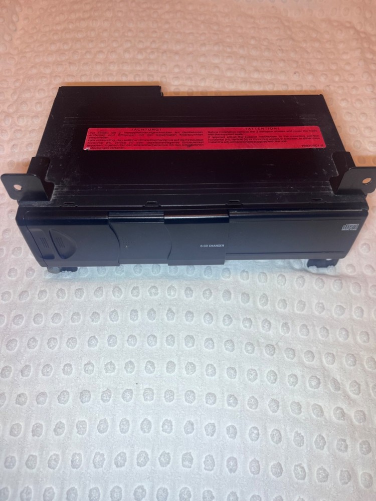 BMW 6 Disc CD Changer, Missing Magazine For CDs, Hardware Included