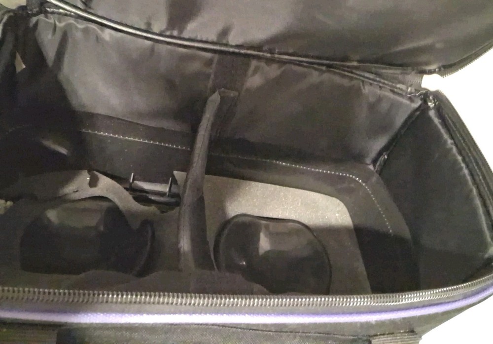 Brunswick Blitz Double Roller 2 Bowling Ball Bag Rolling Wheels, Used, No Handle