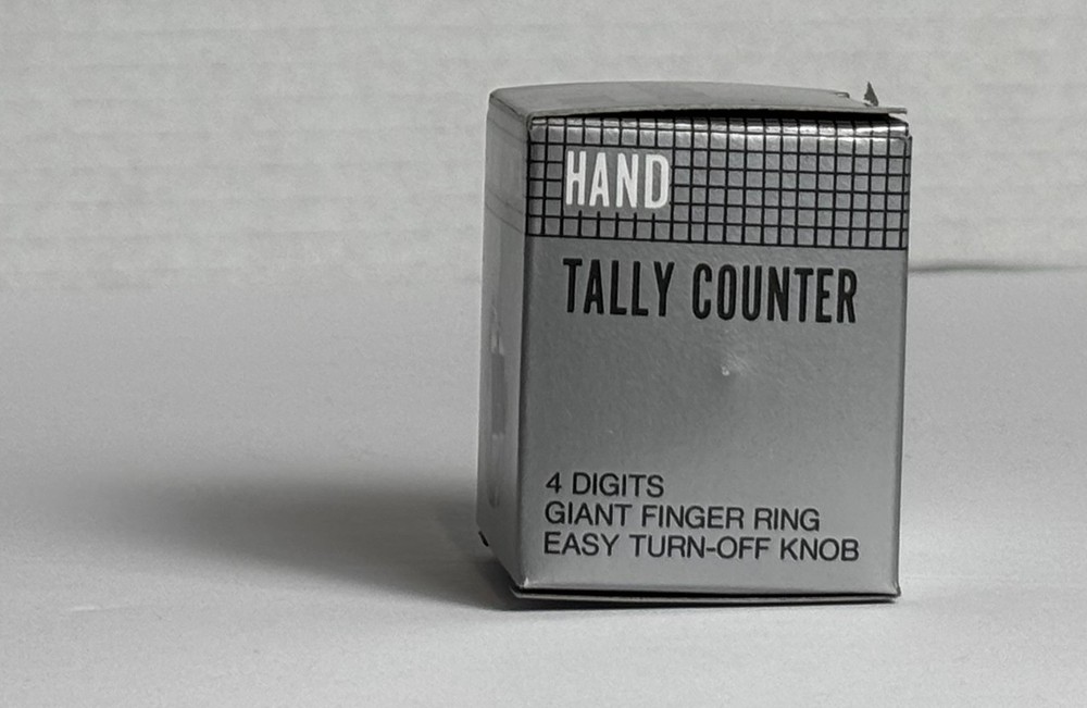 Hand Tally Counter - Silver Brand New