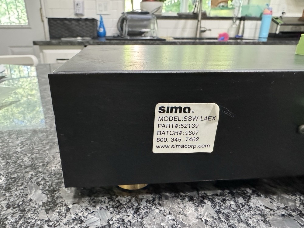 SIMA 4-Zone SPEAKER SELECTOR (SSW-L4EX) - TESTED & WORKING ✅✅