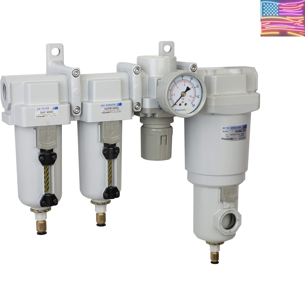 Compressed Air Dryer 4 Stage Filter System
