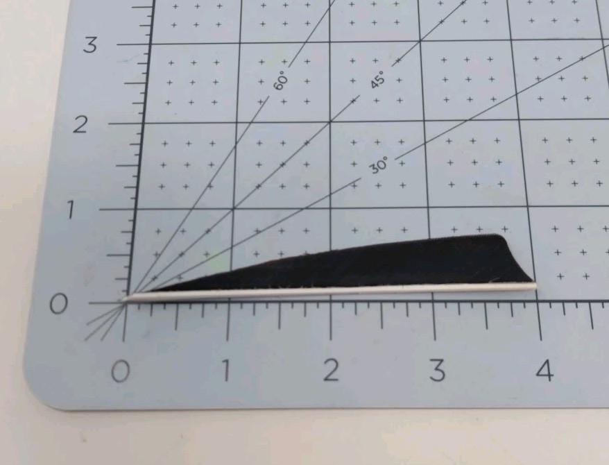 100pk Bullseye Archery Feathers 4" Right Wing: Shield Solid Dark Brown