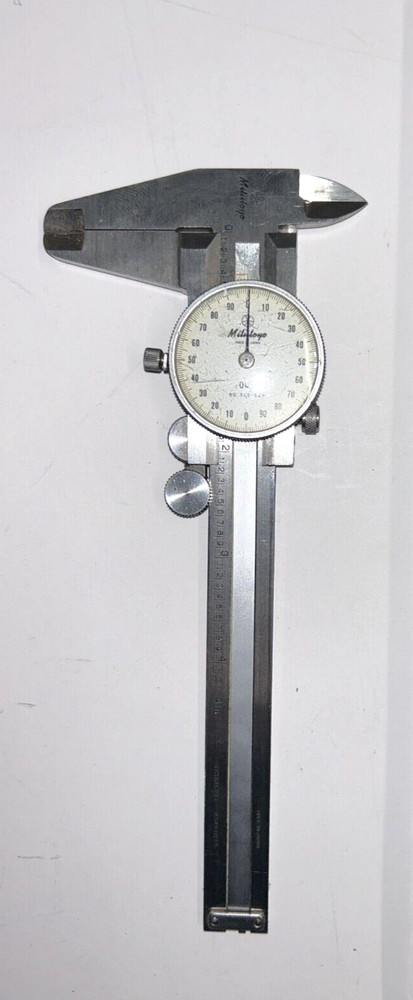 Vintage Micrometer with Case Originally From Grumman