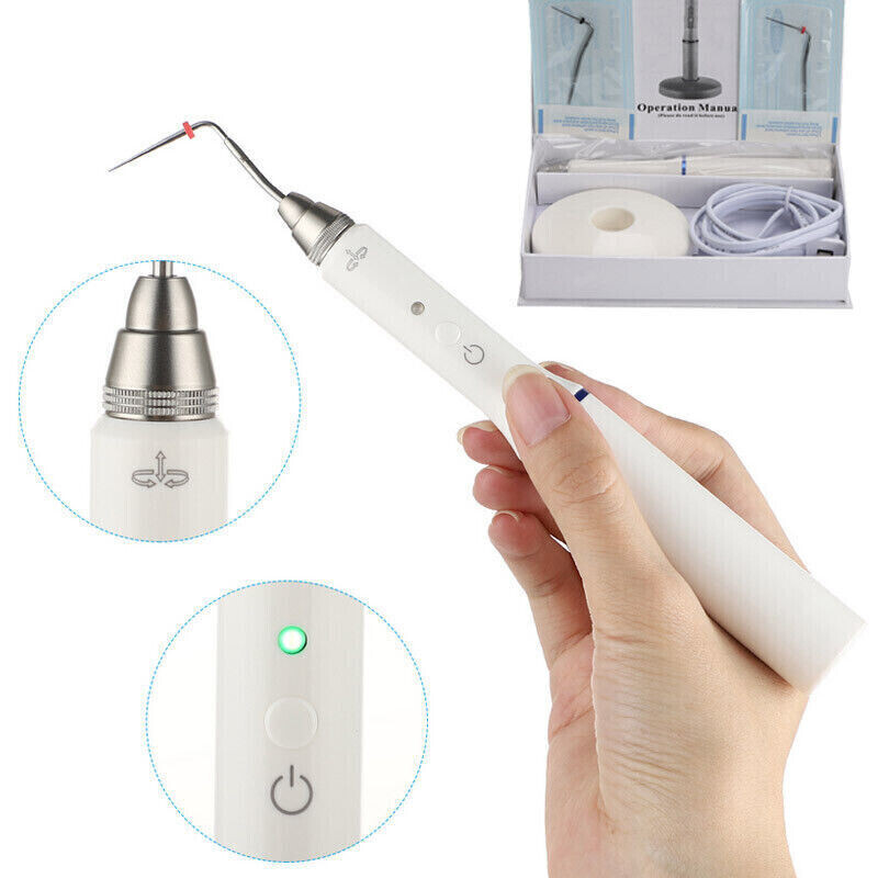 Dental Cordless Endodontic Heated Pen 2*Tips Gutta Percha Obturation System
