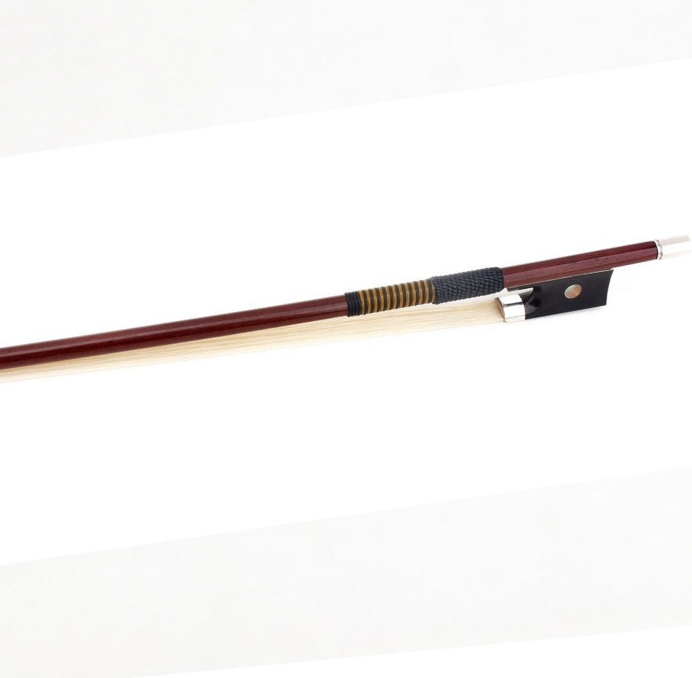 D.PECCATTE Copy Master Antique Pernambuco Violin Bow 4/4 Ebony Big eye Silver