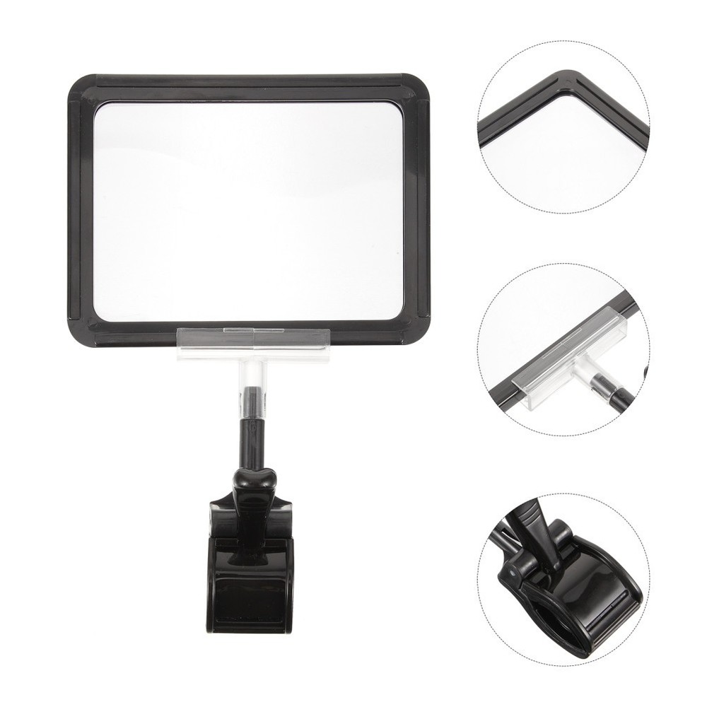 Retail Signs Clamp Label Holder Menu Stands Clip Display Holders