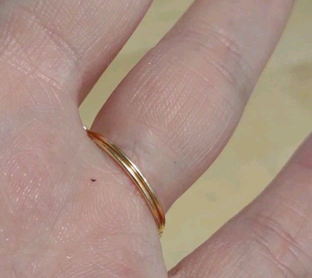 Ocean Breeze Wire-Wrapped Ring