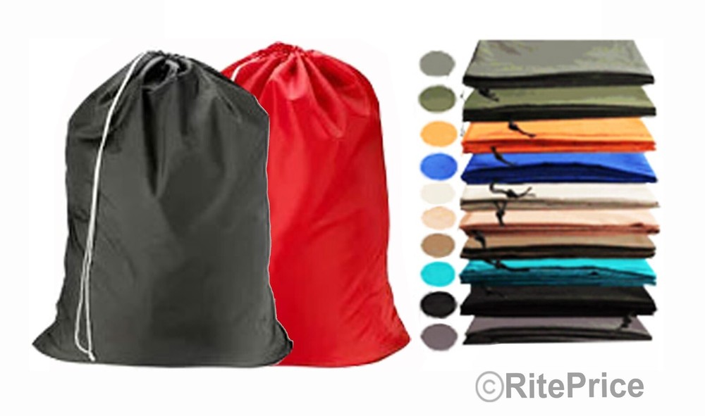 Large 29"X40" Laundry Bag Washable Heavy Duty Locking Drawstring Bag (2 Pack)