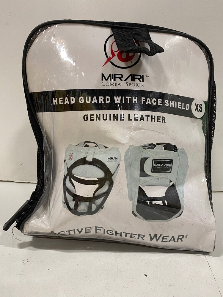 MIRARI® Head Guard with Face Shield - White - XS