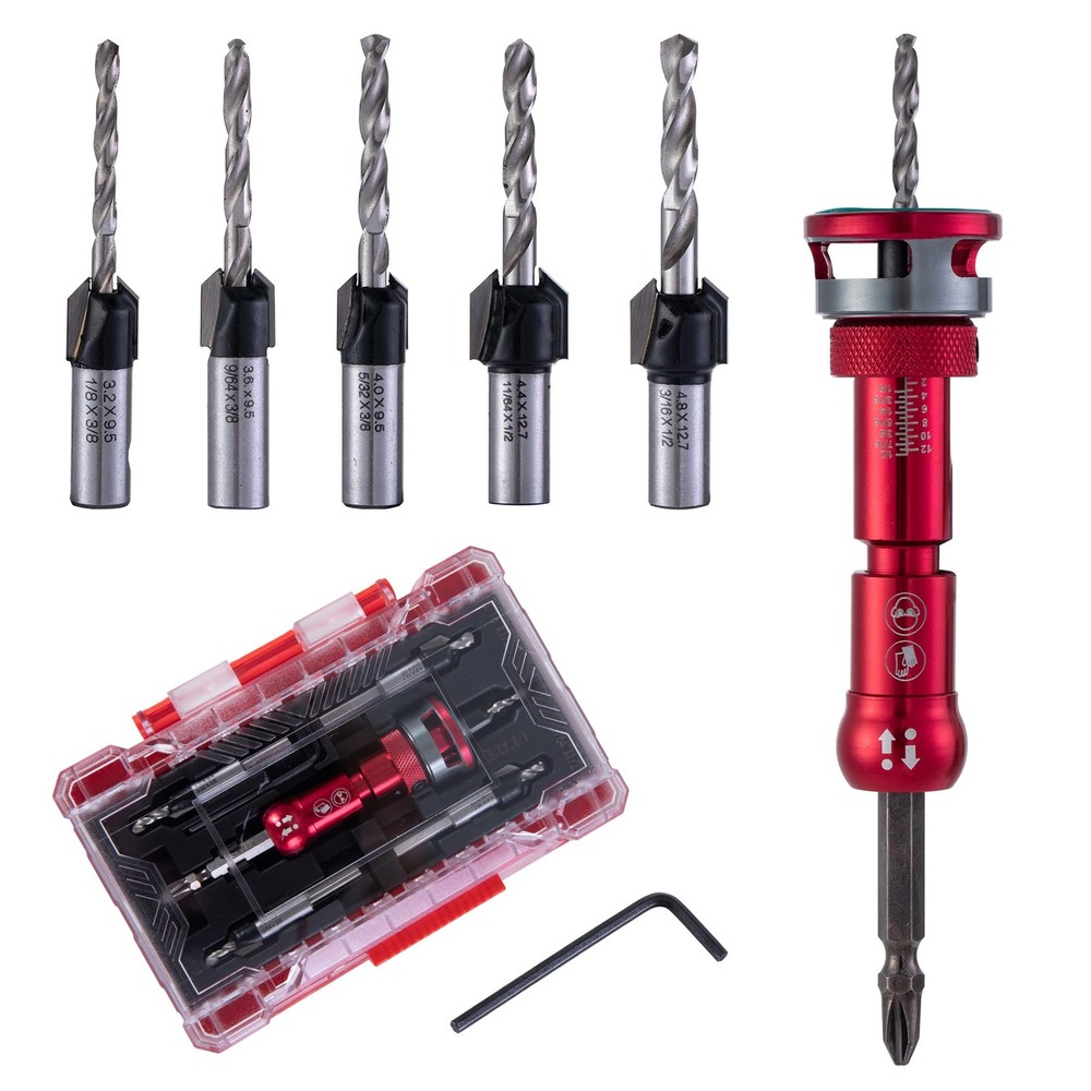 MDBTTOOLS HSS Countersink Drill Bit Set 8PCS - 82 -PRO