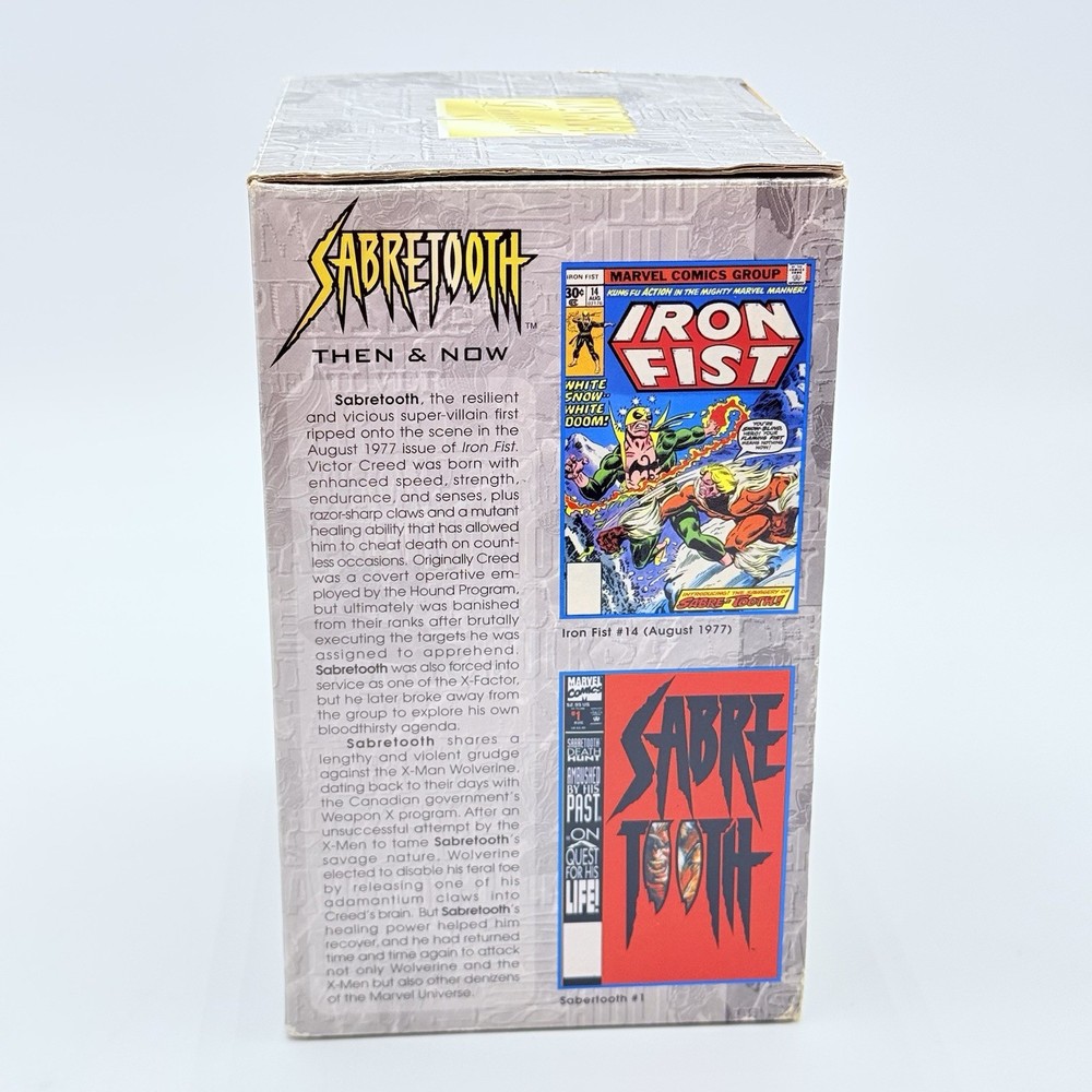 Bowen Designs Marvel Sabertooth Mini Bust Figurine 6” Tall IN BOX