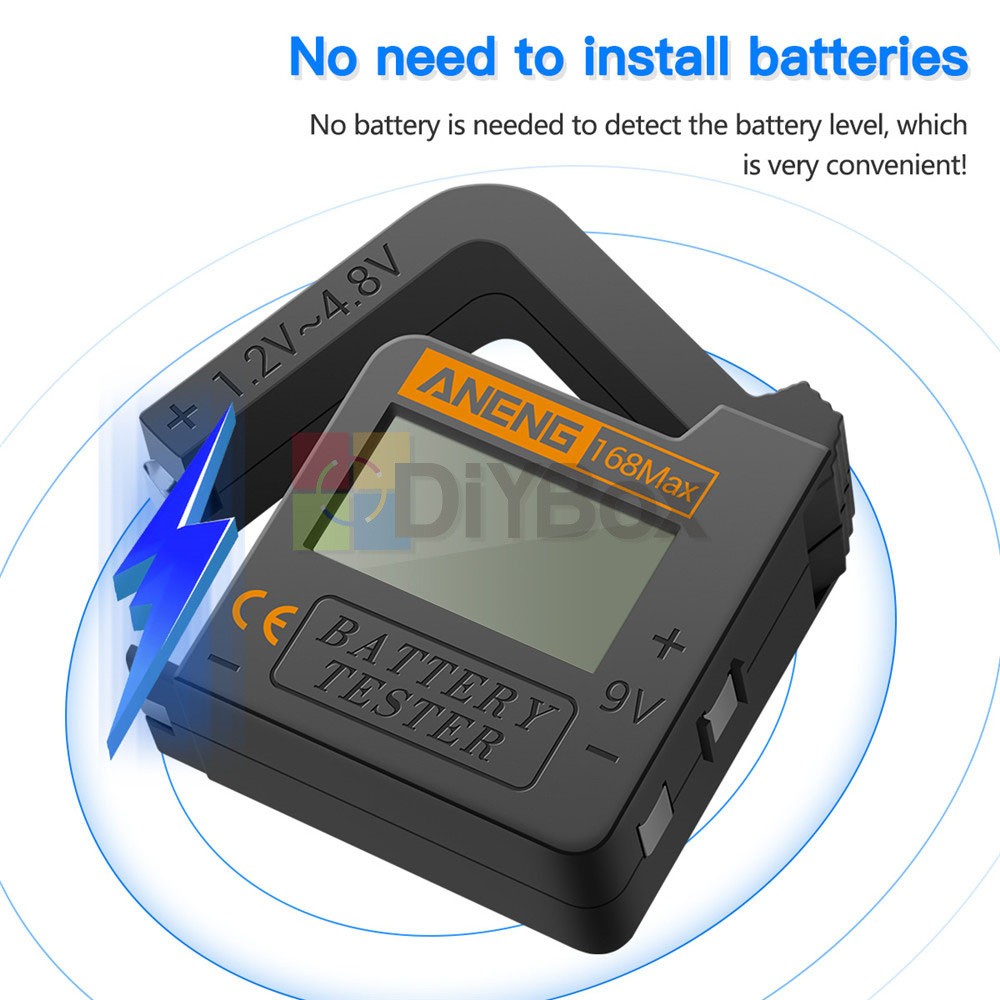 ANENG 168Max Portable High-Precision Battery Tester Capacity Power Indicator