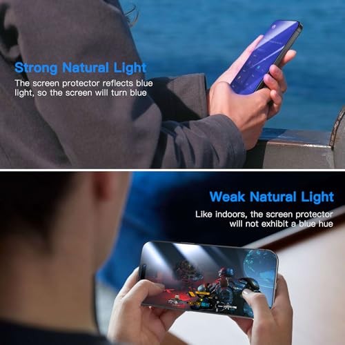 Compatible with Screen Protector (Anti-Blue Light) iPhone 16 Clear(Blue Light)