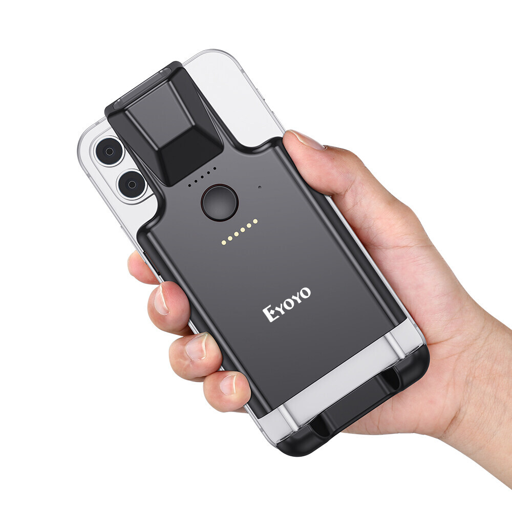 Eyoyo 2D QR Bluetooth Barcode Scanner Bar Code Reader Back Clip Cover Scanner