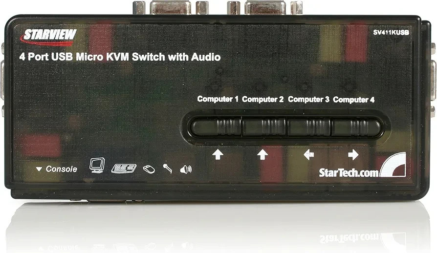 startech 4 port kvm switch kit device only replacement
